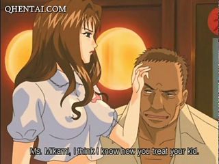 Shy anime housewife trying out hardcore sex and deep anal